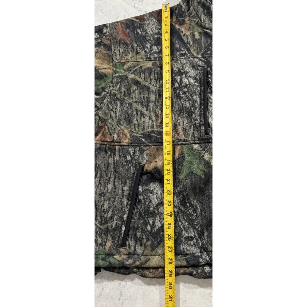 Mad Dog Gear Mens 2XL Camo Full Zip Fleece Hunting Jacket Vintage 90s H237
